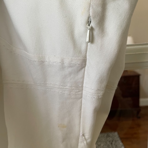 Tory Burch Modest Midi White Cotton Dress - Picture 6 of 13